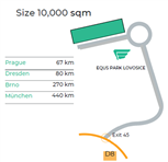 Skladový prostor - LOVOSICE - 10 000 m2 - do vlastnictví nebo k pronájmu  - 