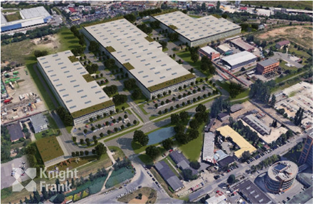 Skladový prostor - HOSTIVAŘ, Průmyslová business park - plánovaná výstavba - Dolní Měcholupy