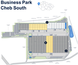 Skladový prostor - CHEB JIH - Průmyslový park - Cheb