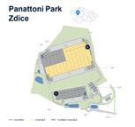 Skladový prostor - Panattoni Park Zdice D5 - plánovaný development  - Zdice