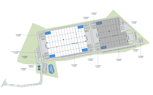 Skladový prostor - Branišovice - jednotky od 5 000 m2 - Branišovice