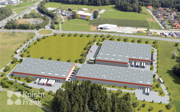 Skladový prostor - HUMPOLEC - plánovaná výstavba 3 skladových hal - Vystrkov