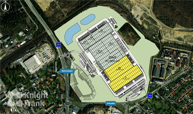 Skladový prostor - Ostrava Hrušov - skladové jednotky od 5 000 m2 - Hrušov